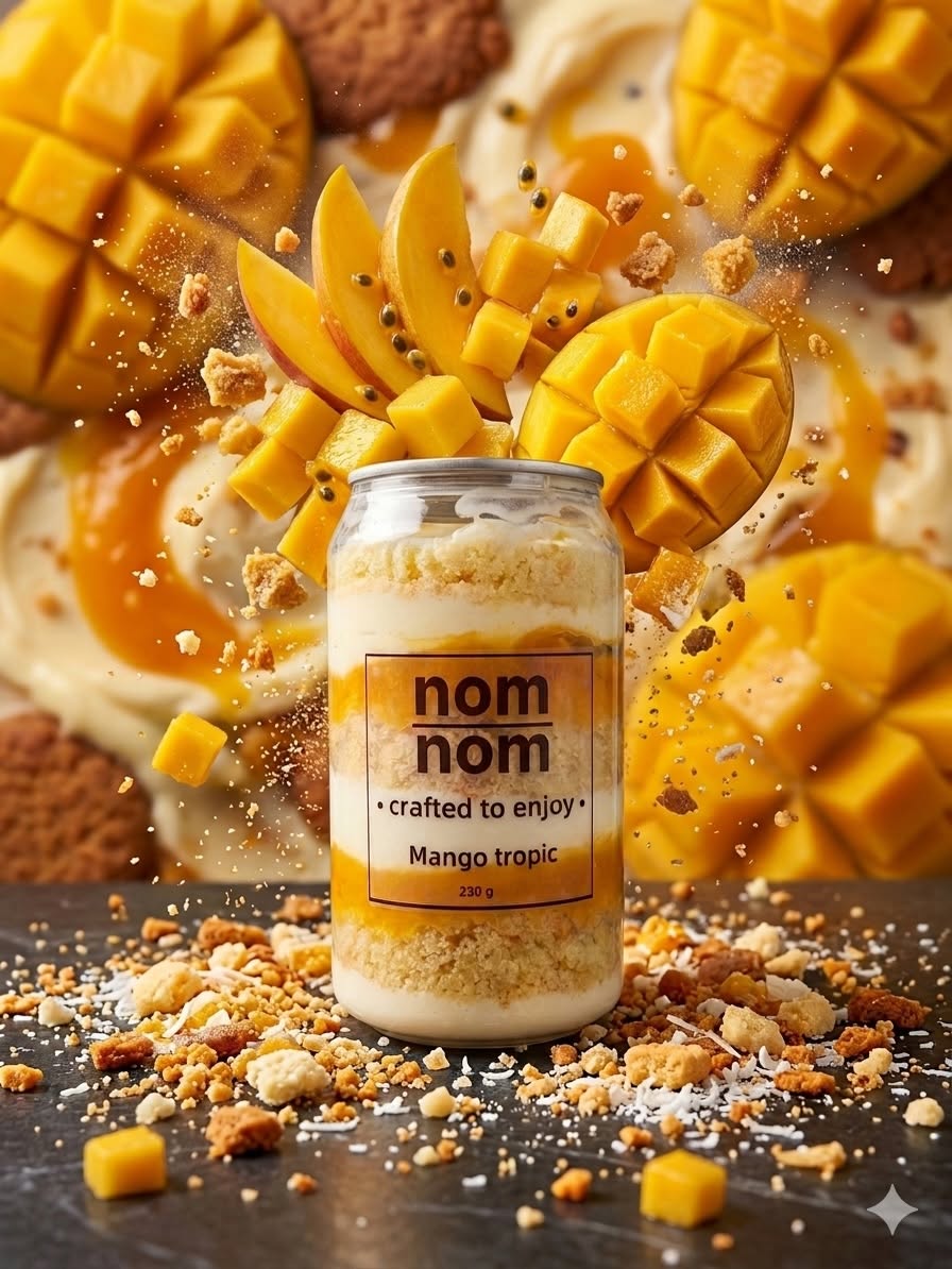 Mango tropic dessert jar